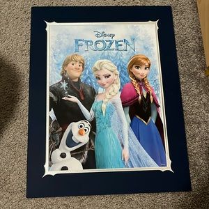 matted Disney Frozen Lithograph